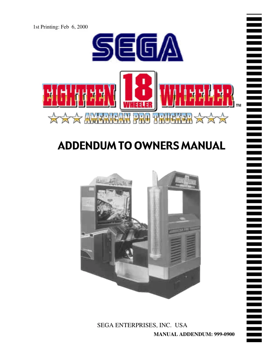 18 wheeler dlx addendum manual|sega|games|.webp