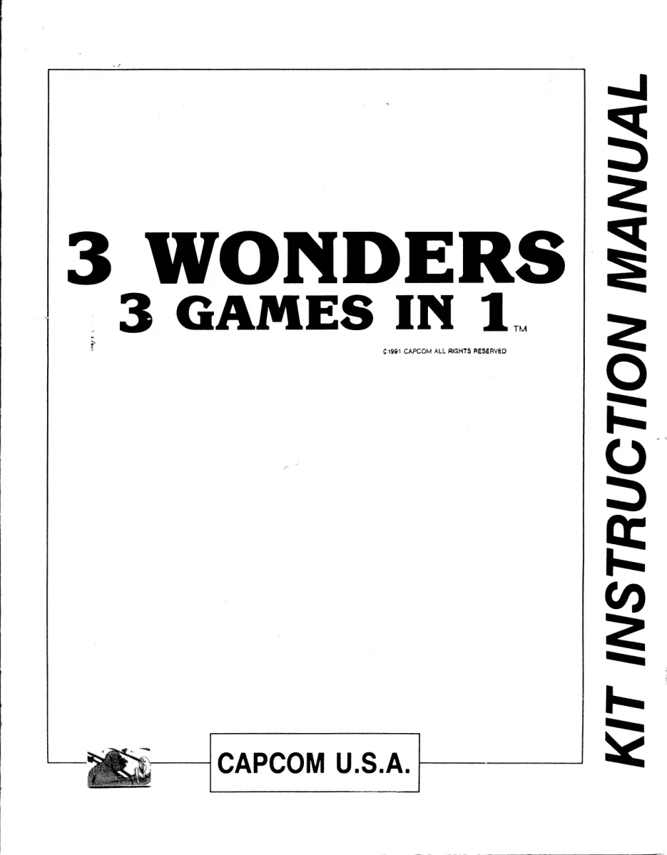 3 wonders instruction manual|capcom|games|.webp