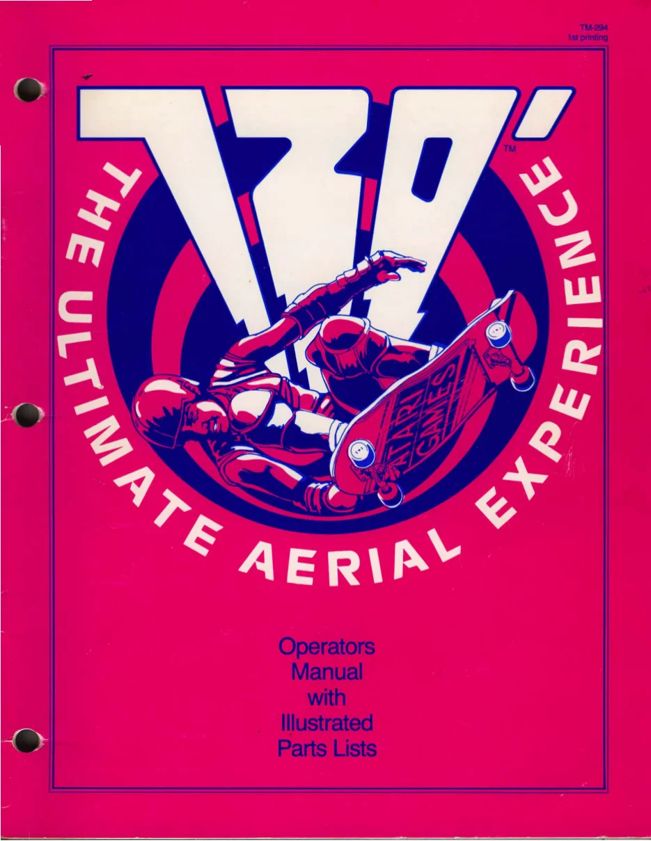 720 tm-294 manual|atari|games|1st printing.webp