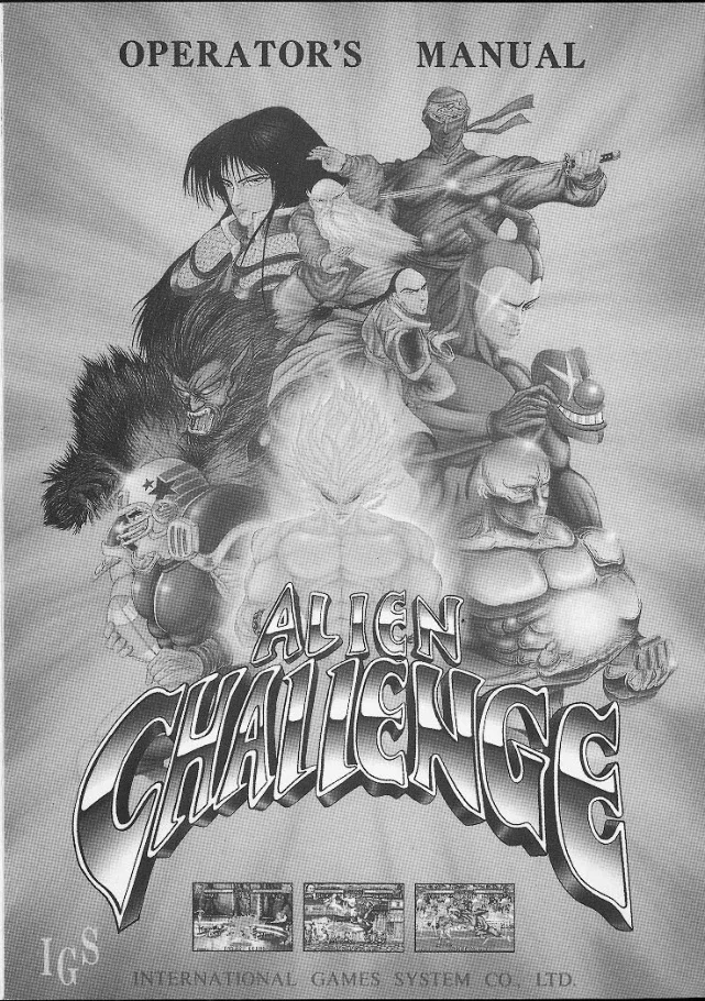 alien challenge operation manual|igs|games|.webp