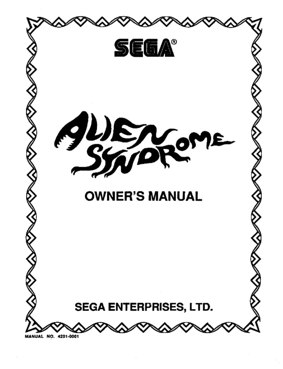 alien syndrome manual|sega|games|.webp