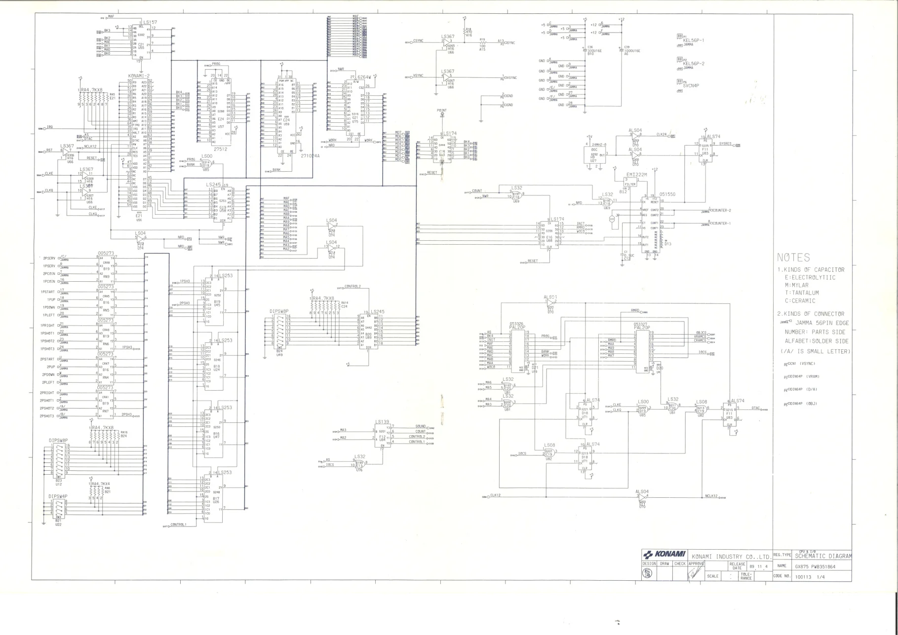 aliens schematic|konami|schematics-and-wiring|.webp