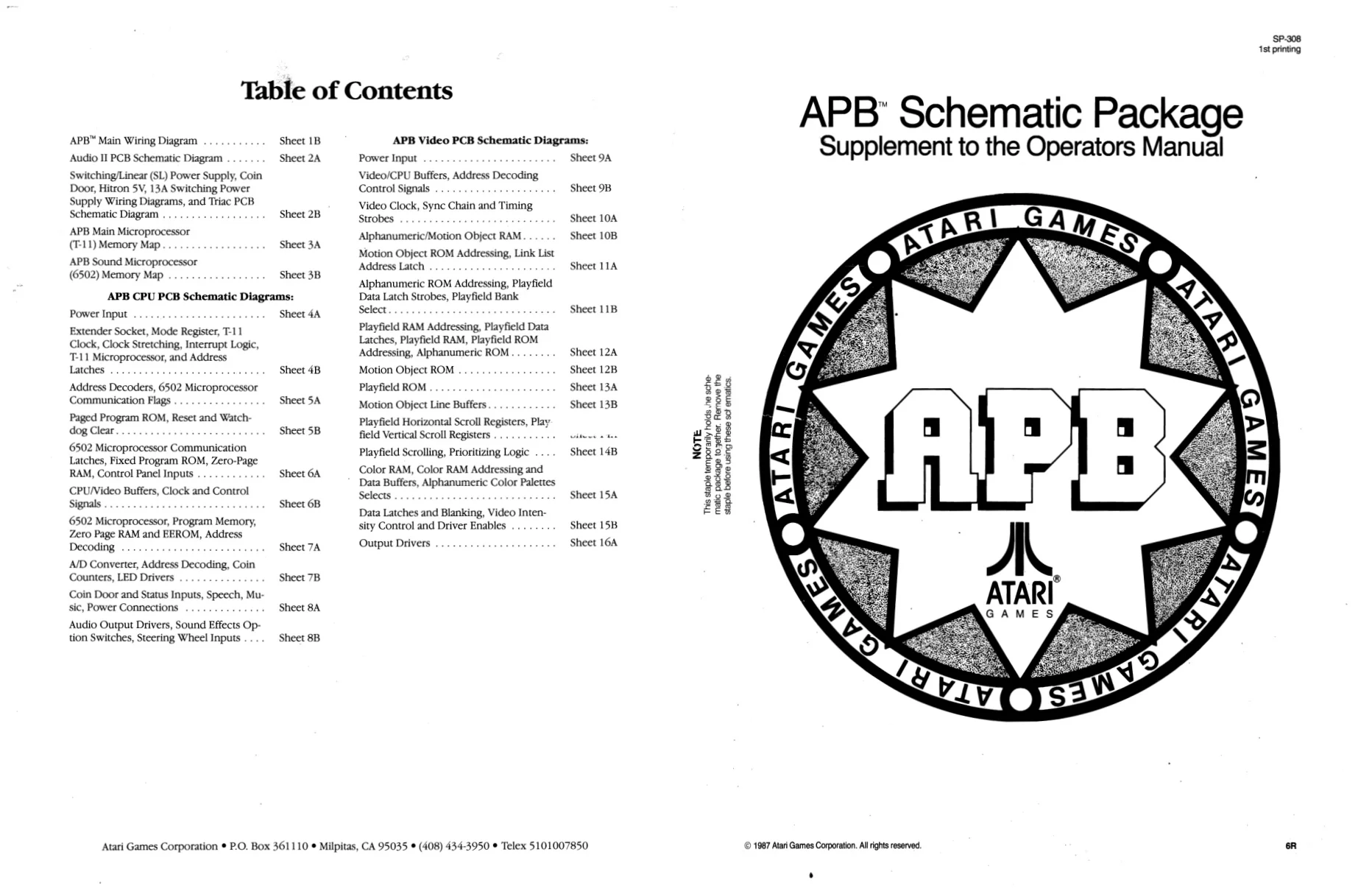apb sp-308 manual|atari|games|1st printing.webp