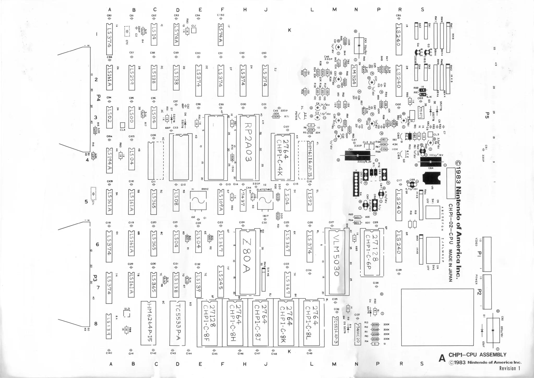 arcade punch out by physical board layouts schematic|nintendo|schematics-and-wiring|.webp
