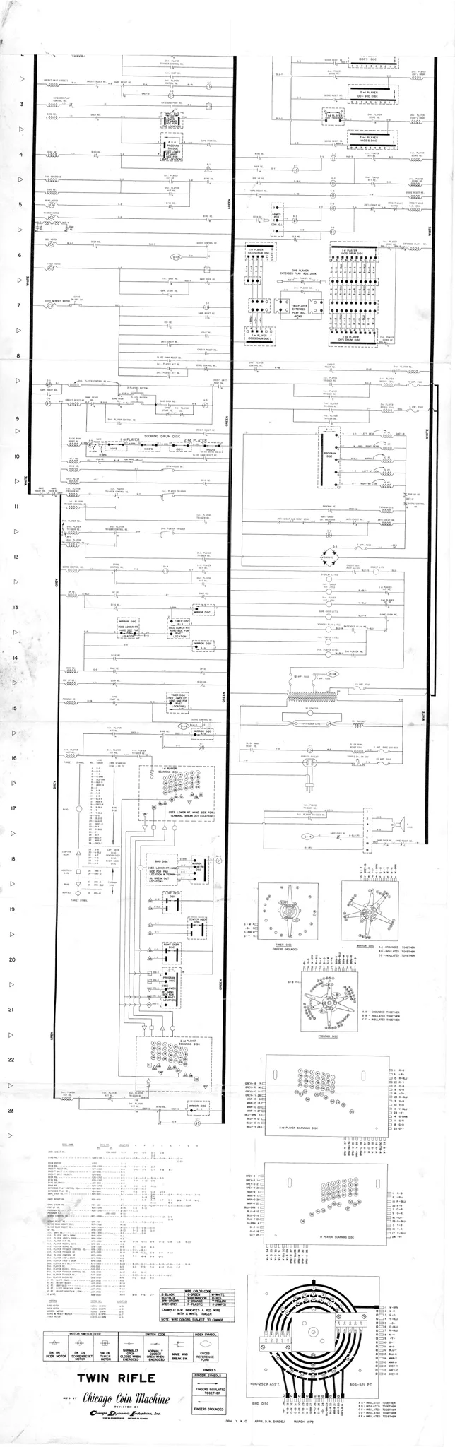 arcade twin rifle by chicago coin schematic|chicago-coin|schematics-and-wiring|.webp