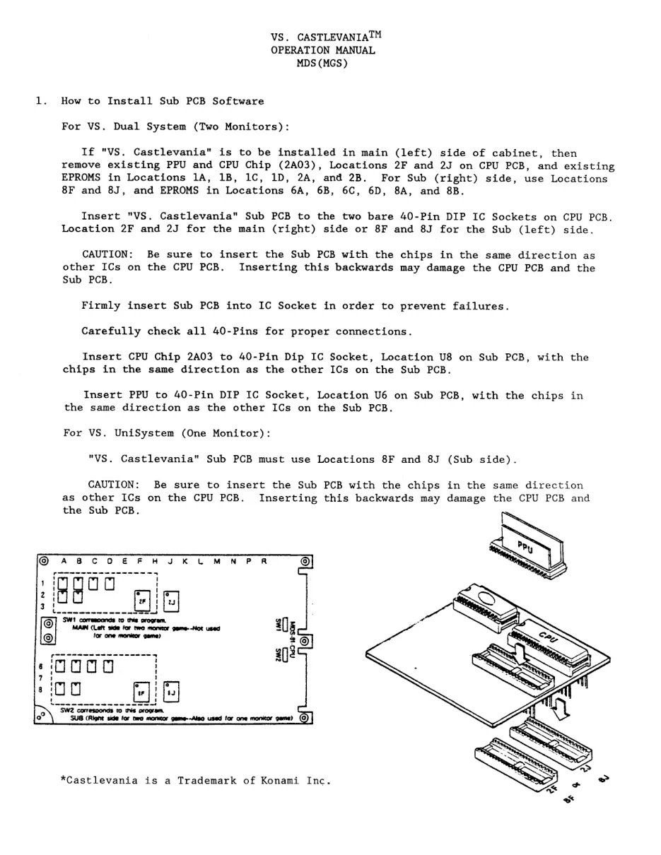 arcade vs castlevania by operation manual|nintendo|games|.webp