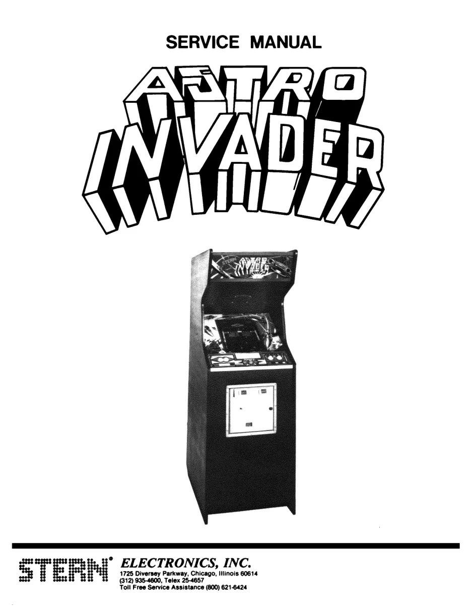 astro invader manual|stern|games|.webp