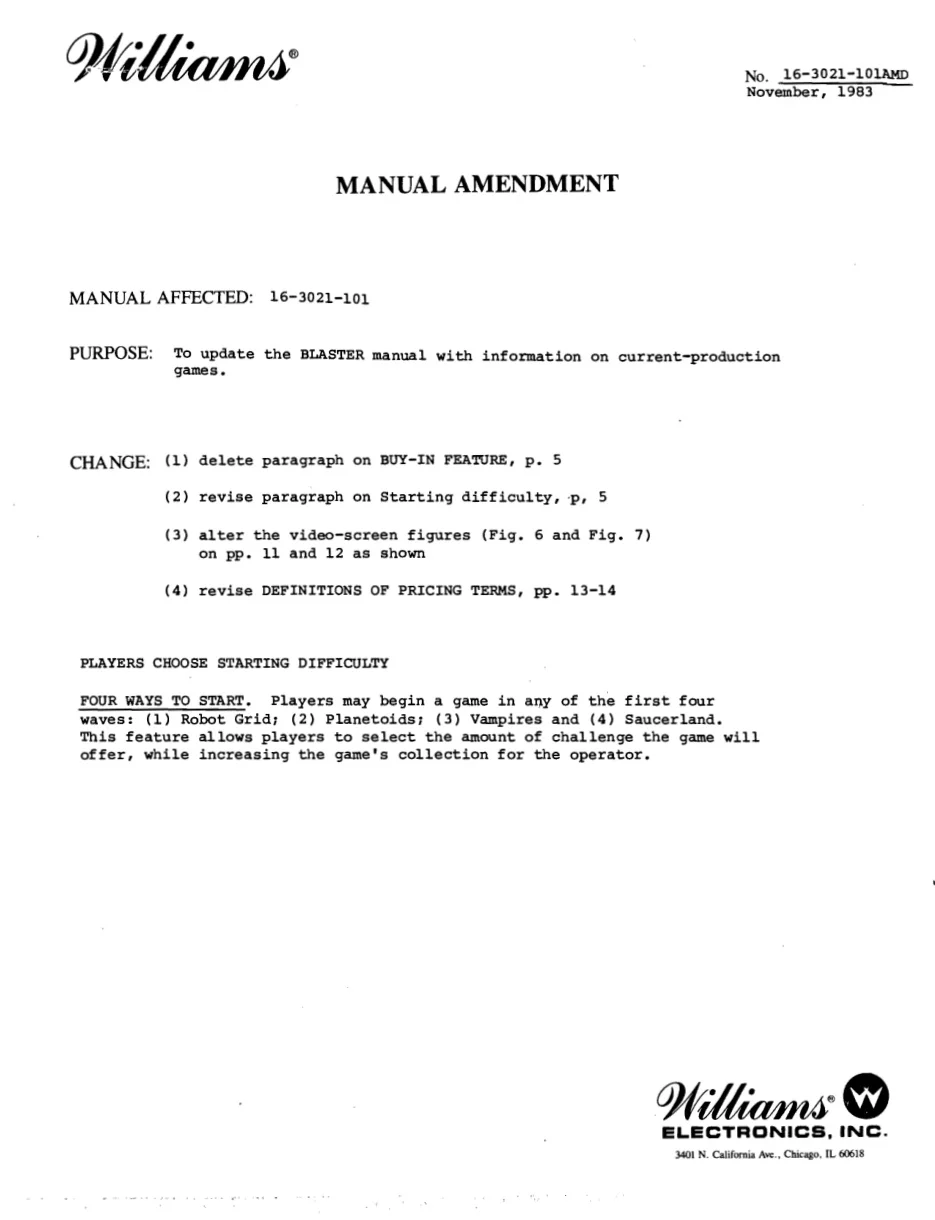 baster amendment nov 1983 manual|bally-midway|games|.webp