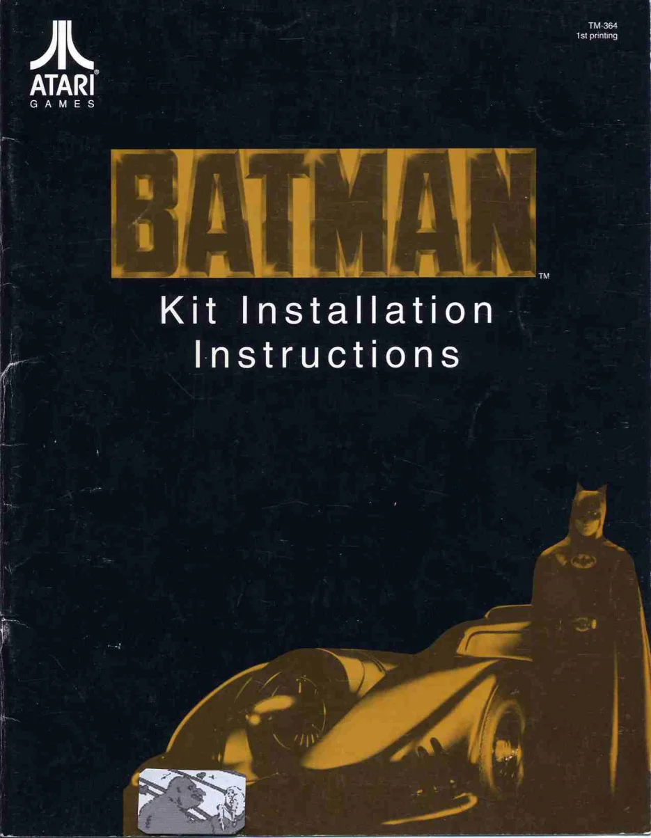 batman installation instruction manual|atari|games|.webp