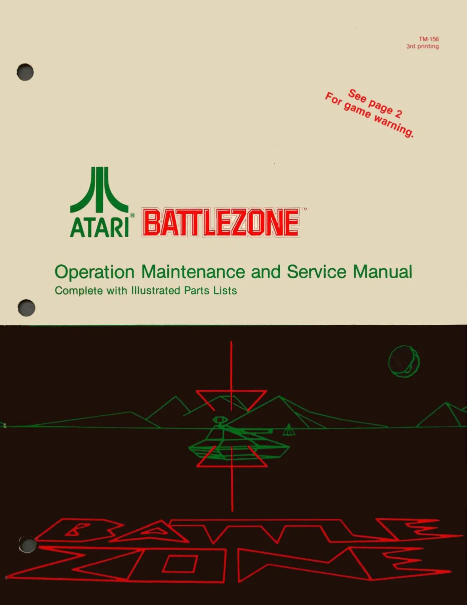 battlezone tm-156 manual|atari|games|3rd printing.webp