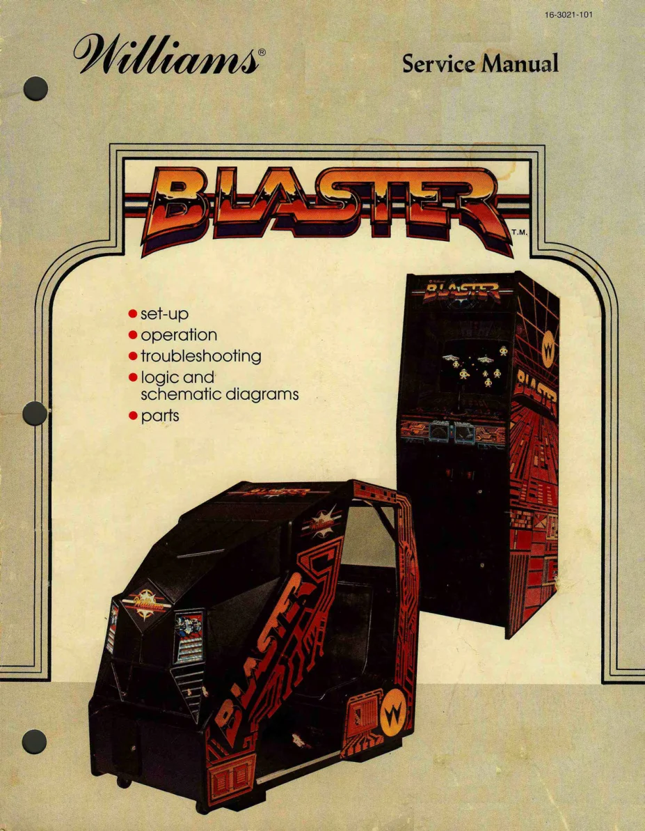 blaster service manual|williams|games|.webp