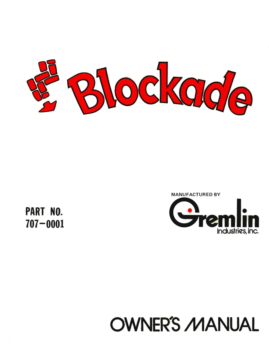 blockade owner's manual|bally-midway|games|.webp