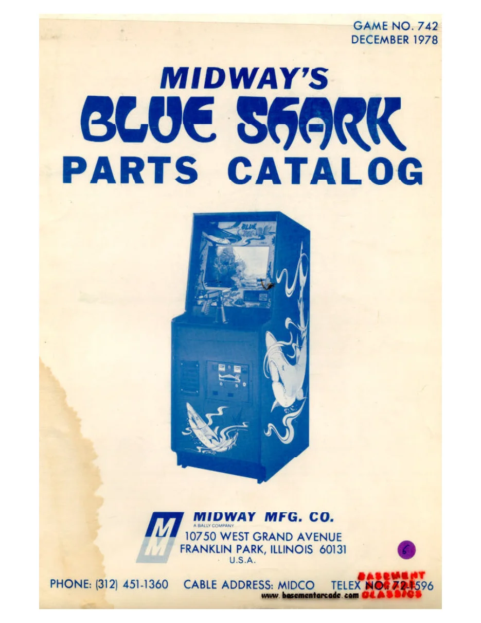blue shark manual|bally-midway|games|.webp