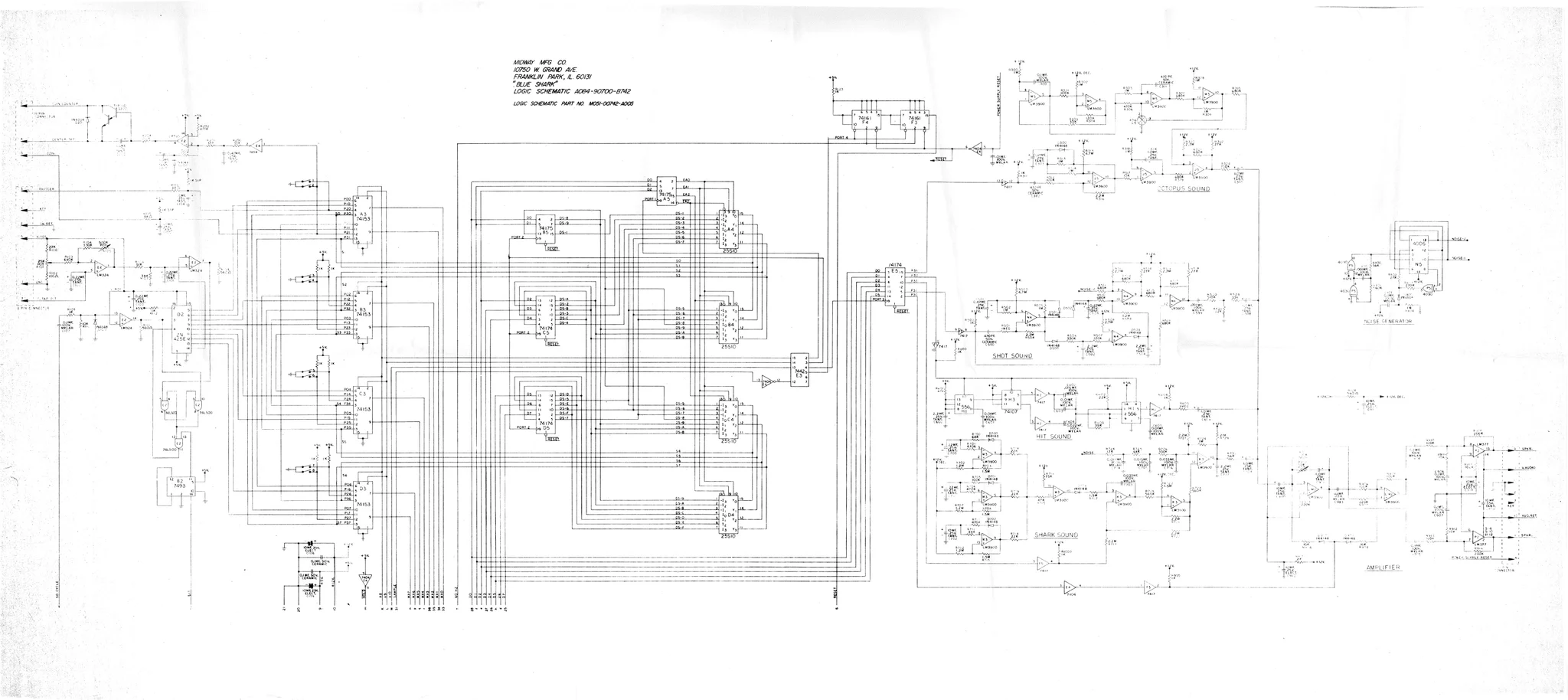 blue shark schematic|bally-midway|schematics-and-wiring|.webp
