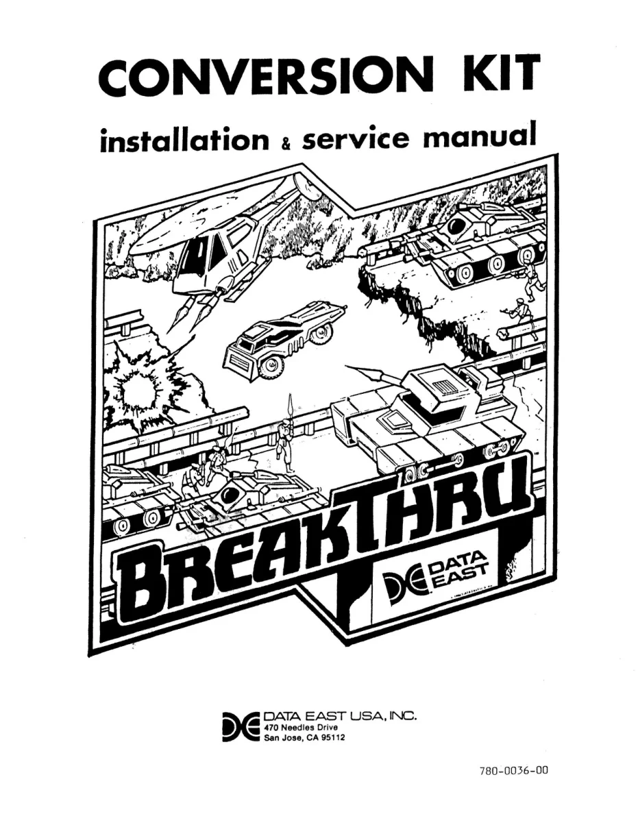 break thru conversion kit instructions|data-east|games|.webp