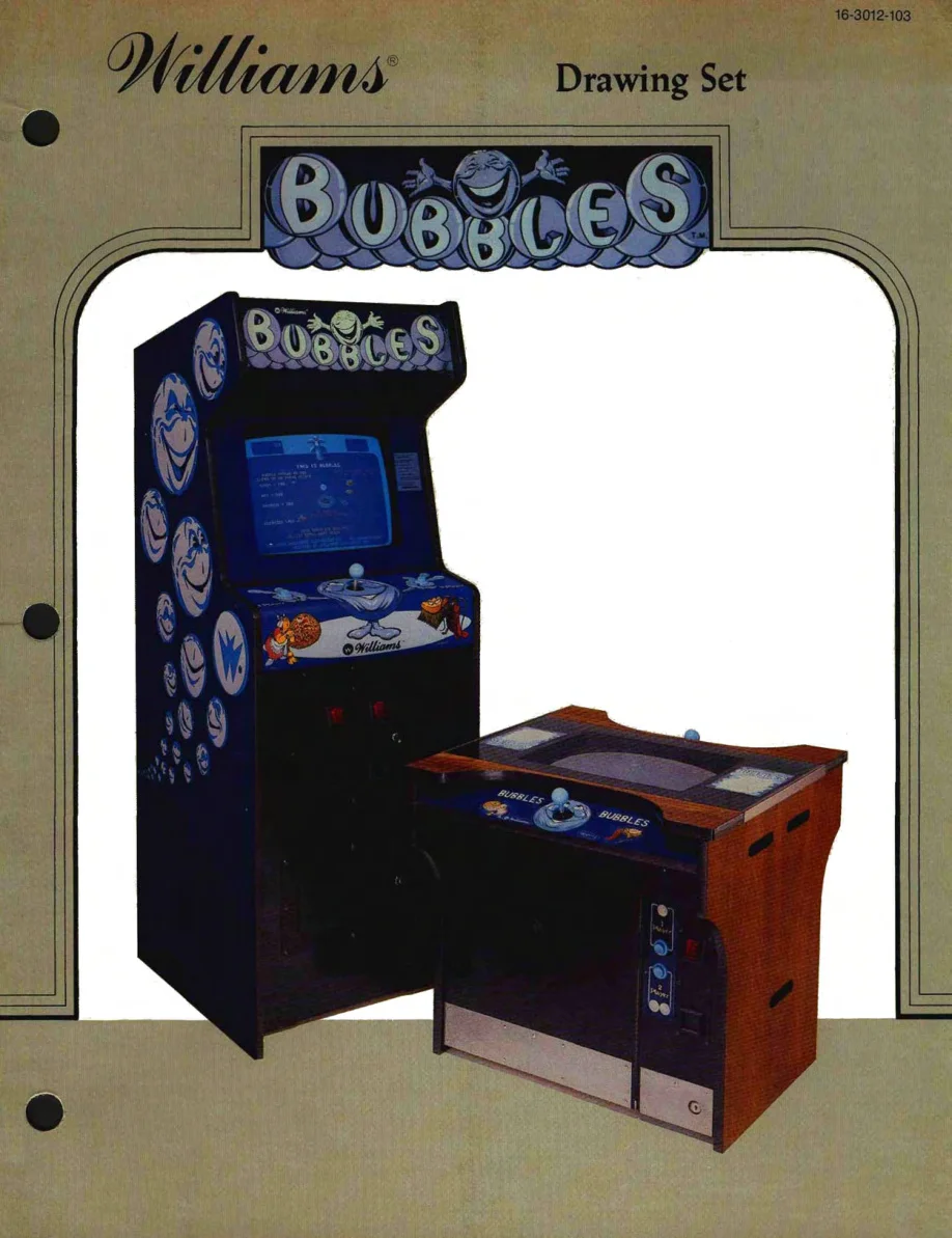 bubbles drawing set manual|williams|schematics-and-wiring|.webp