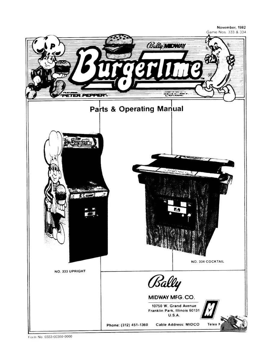 burger time manual|data-east|games|.webp