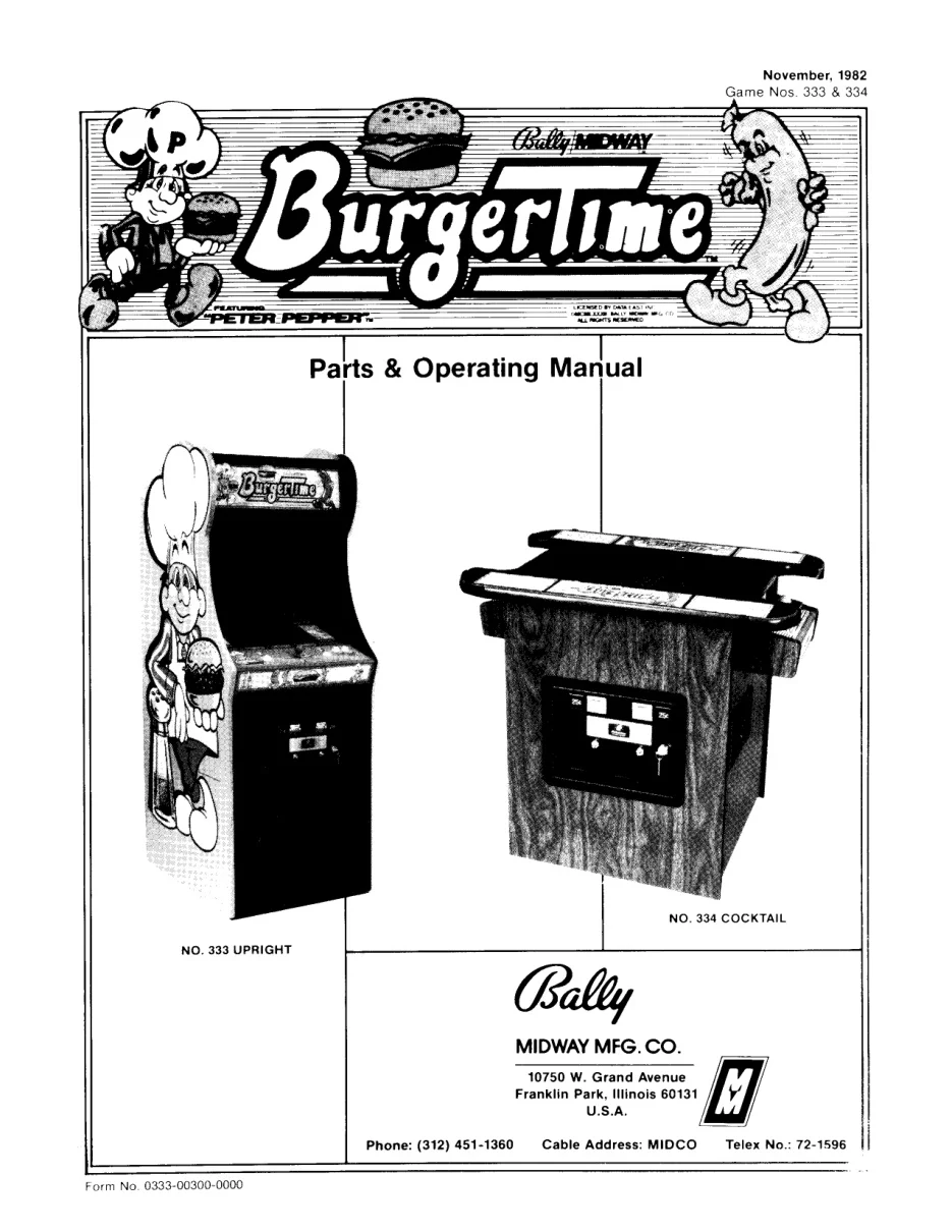 burgertime operation manual|data-east|games|.webp