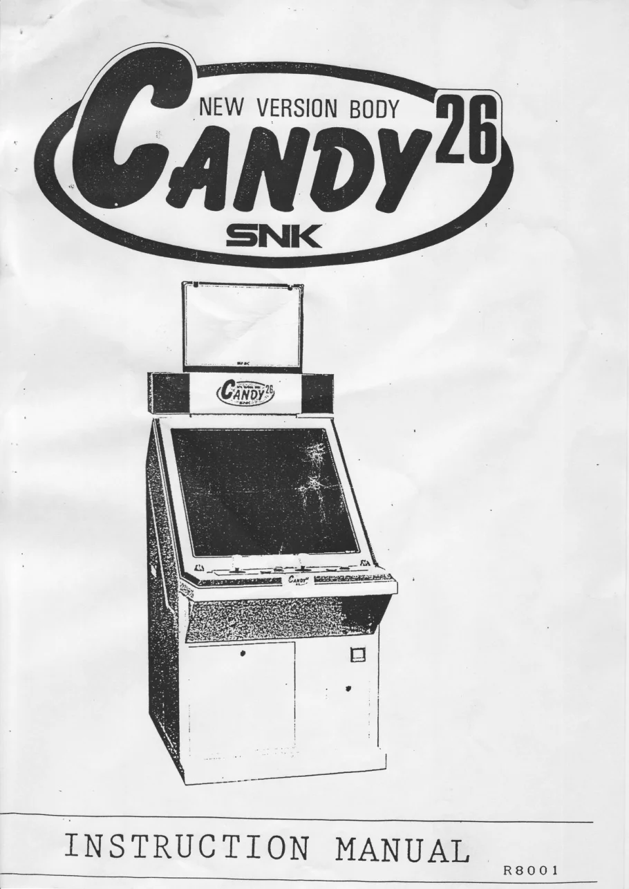 candy 26 manual|sega|cabinets|.webp