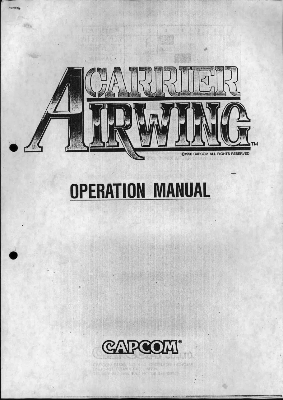 carrier air wing operation manual|capcom|games|.webp