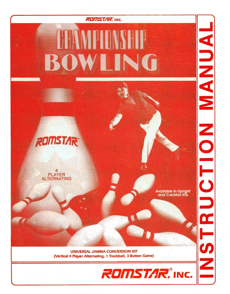 championship bowling manual|romstar|games|.webp