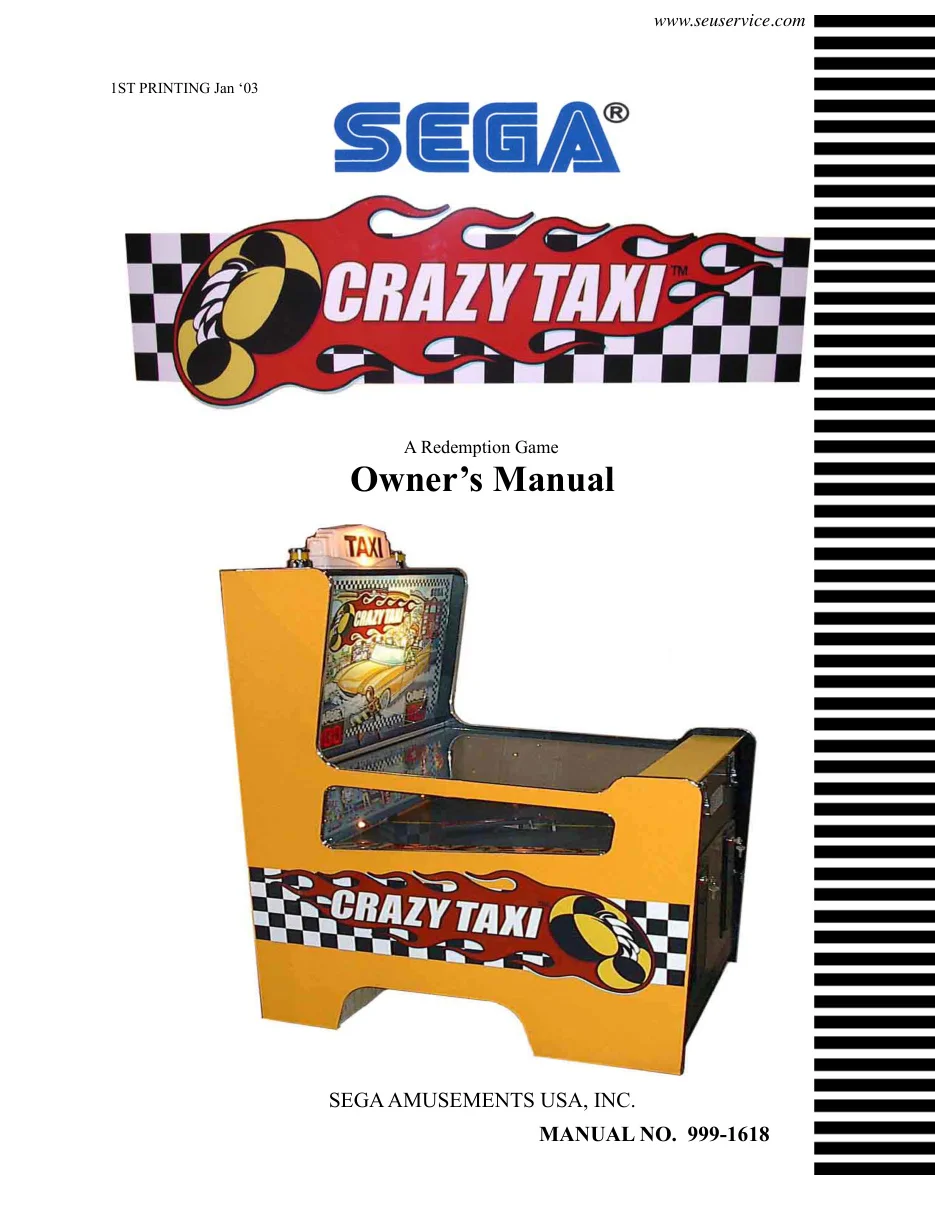 crazy taxi redemption arcade us digital manual|sega|games|.webp