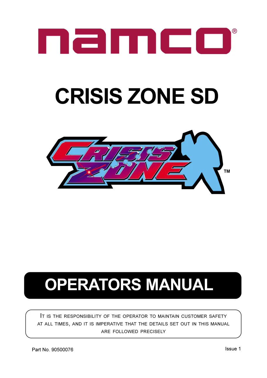 crisis zone manual|namco|games|.webp