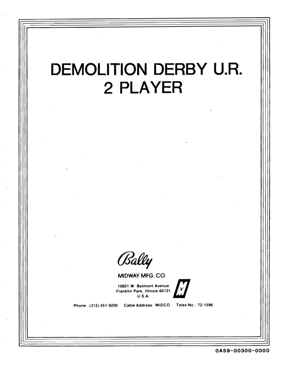 demolition derby 2 player manual|bally-midway|games|.webp
