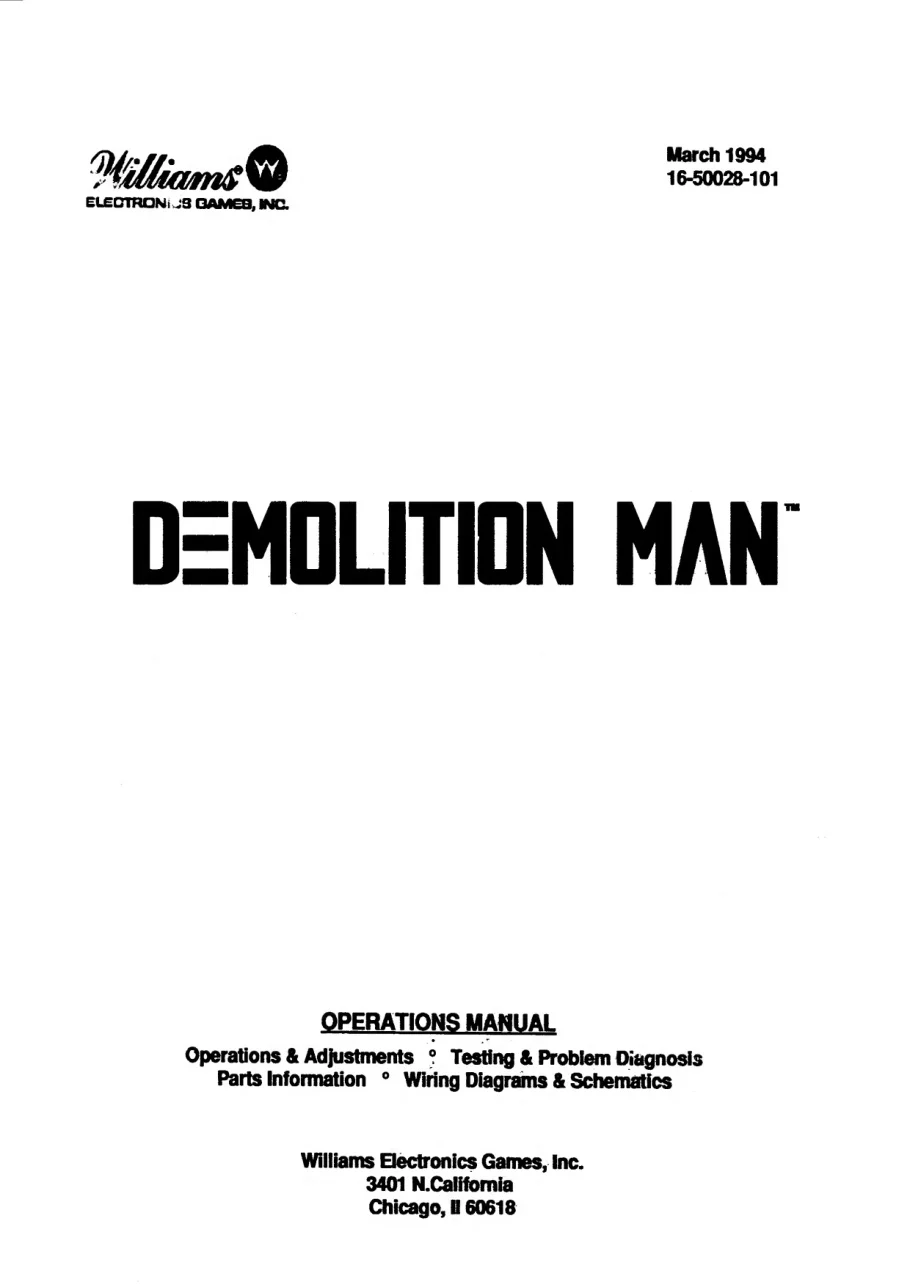 demolition operation manual|williams|pinball-em-adjacent|.webp