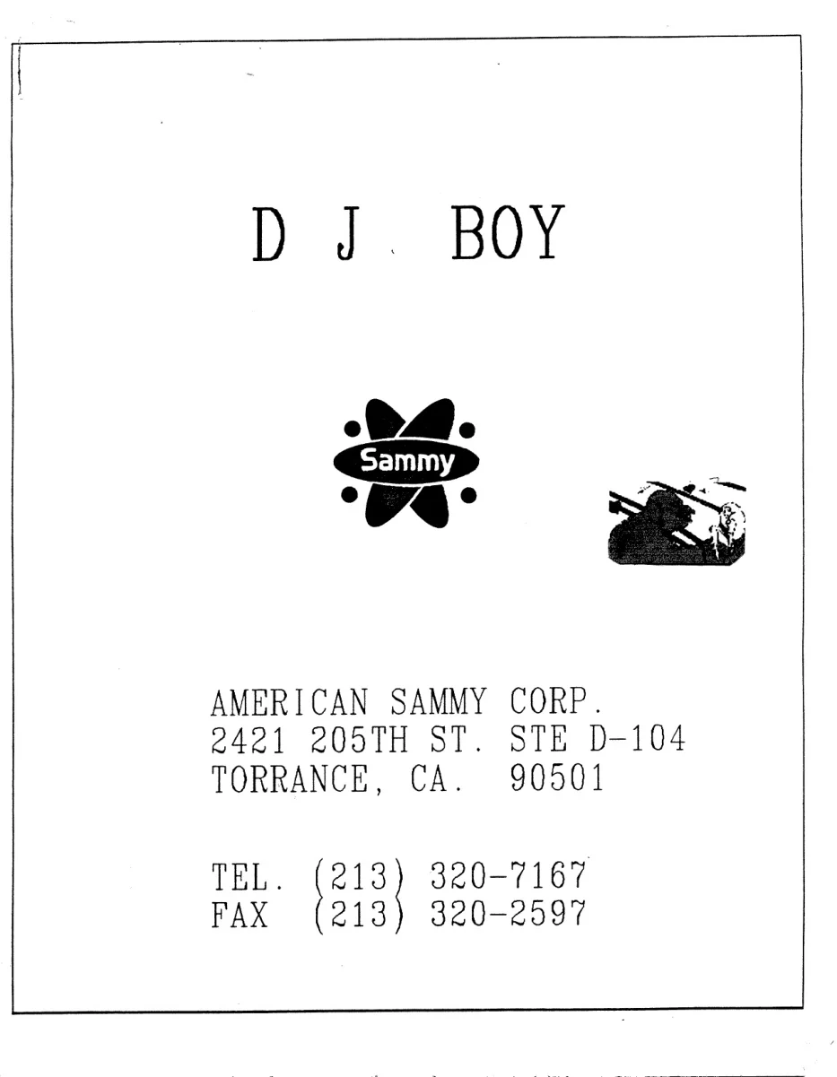 djboy manual|kaneko|games|.webp