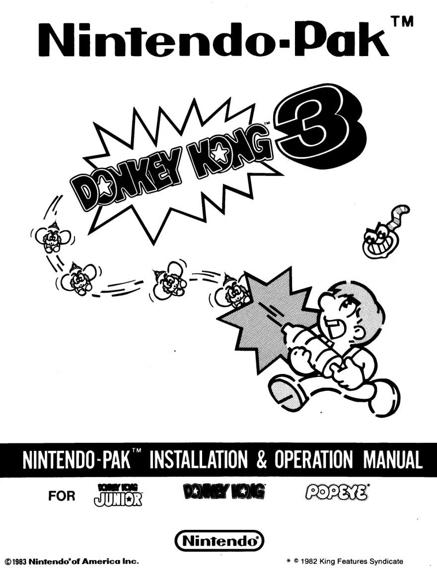 donkey kong 3 manual|nintendo|games|.webp