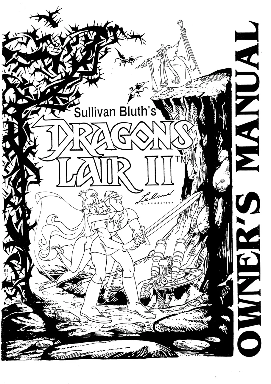 dragons lair 2 manual|cinematronics|laserdisc.webp