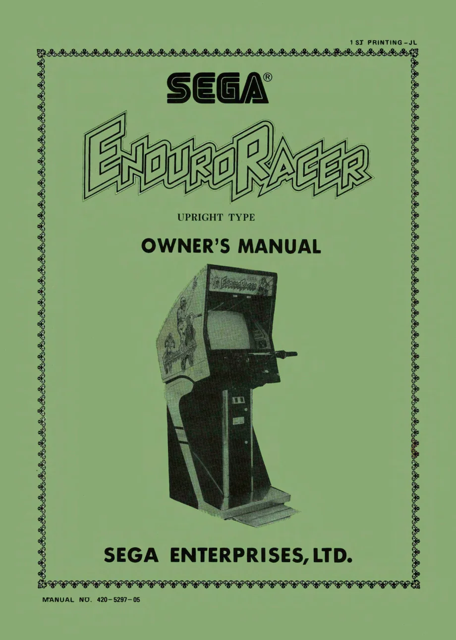 enduro racer upright manual|sega|cabinets|.webp