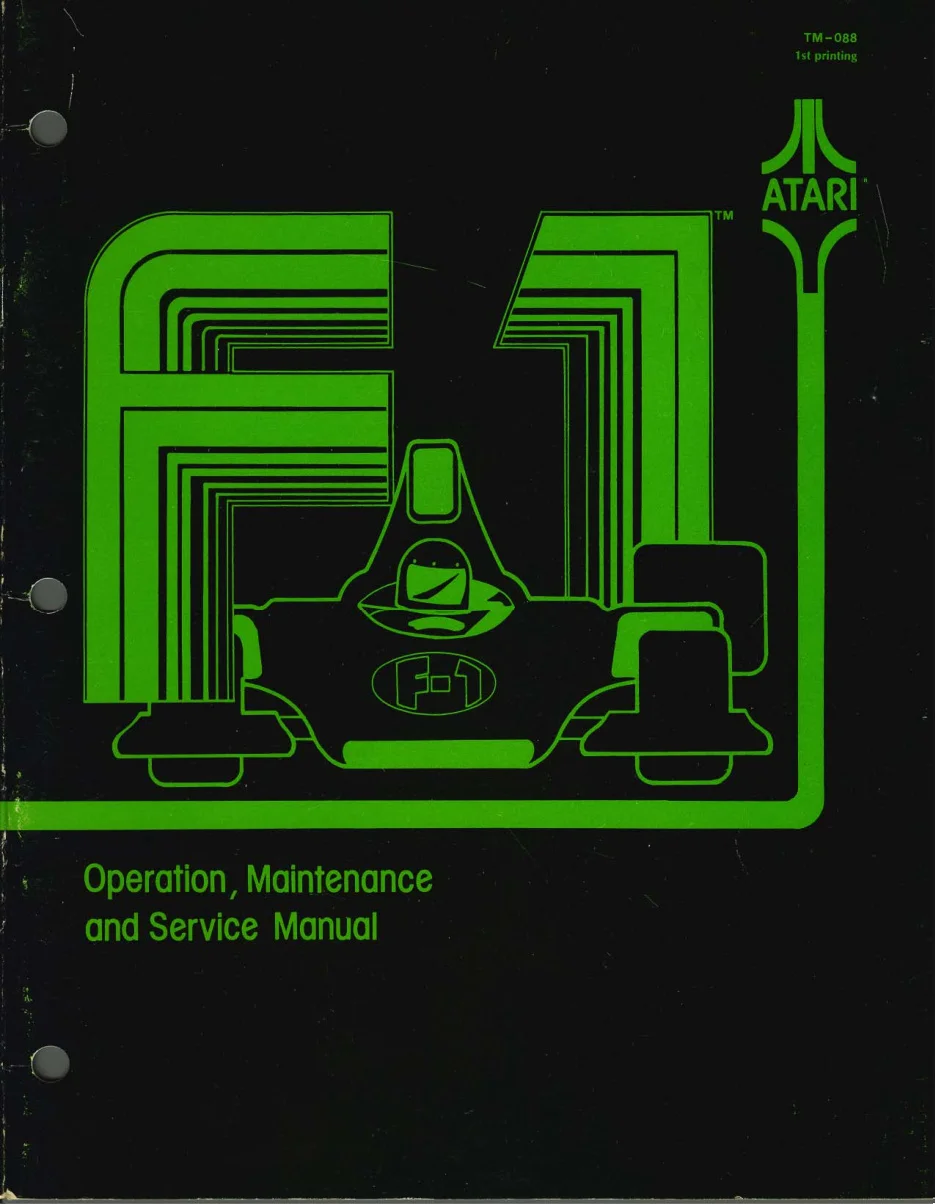 f 1 tm-088 manual|atari|games|1st printing.webp
