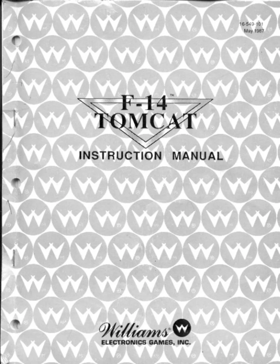 f-14 tomcat operation manual|williams|pinball-em-adjacent|.webp