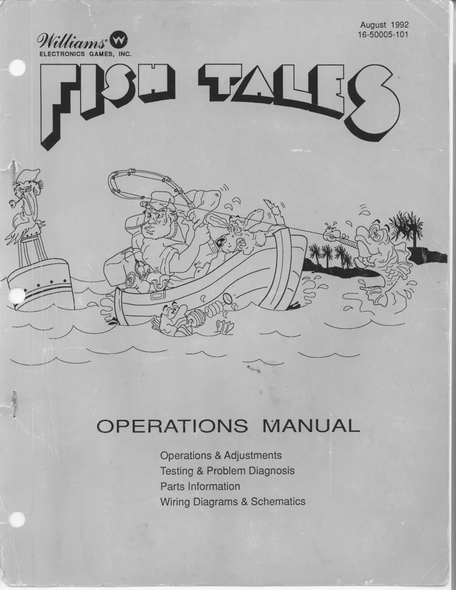 five ten fish tales operation manual|williams|pinball-em-adjacent|.webp