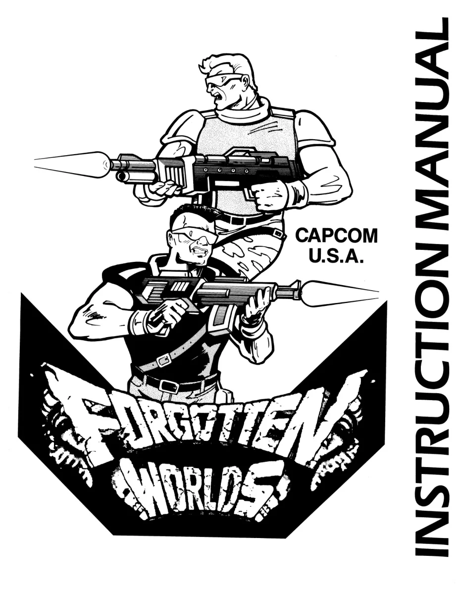 forgotten worlds instruction manual|capcom|games|.webp