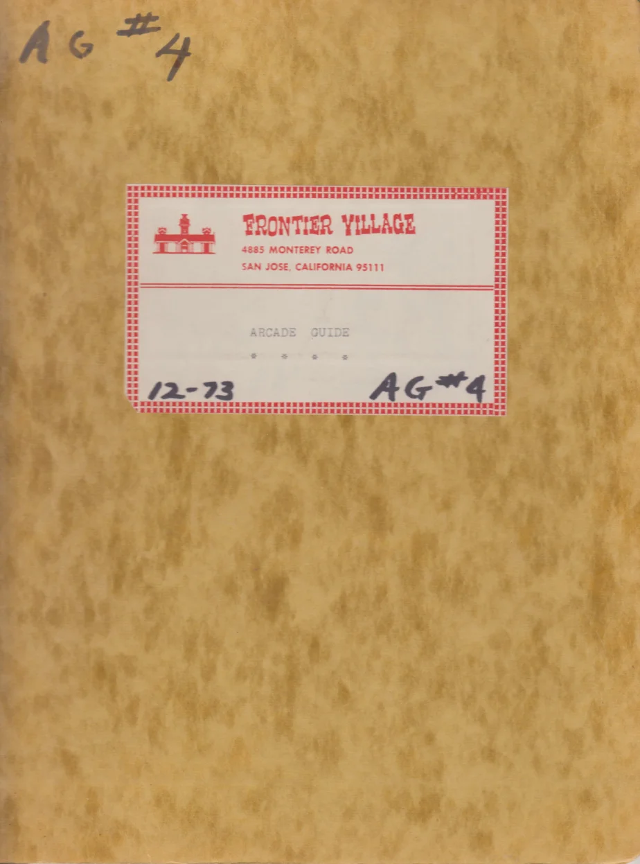 frontier village arcade guide manual|unknown|games|.webp
