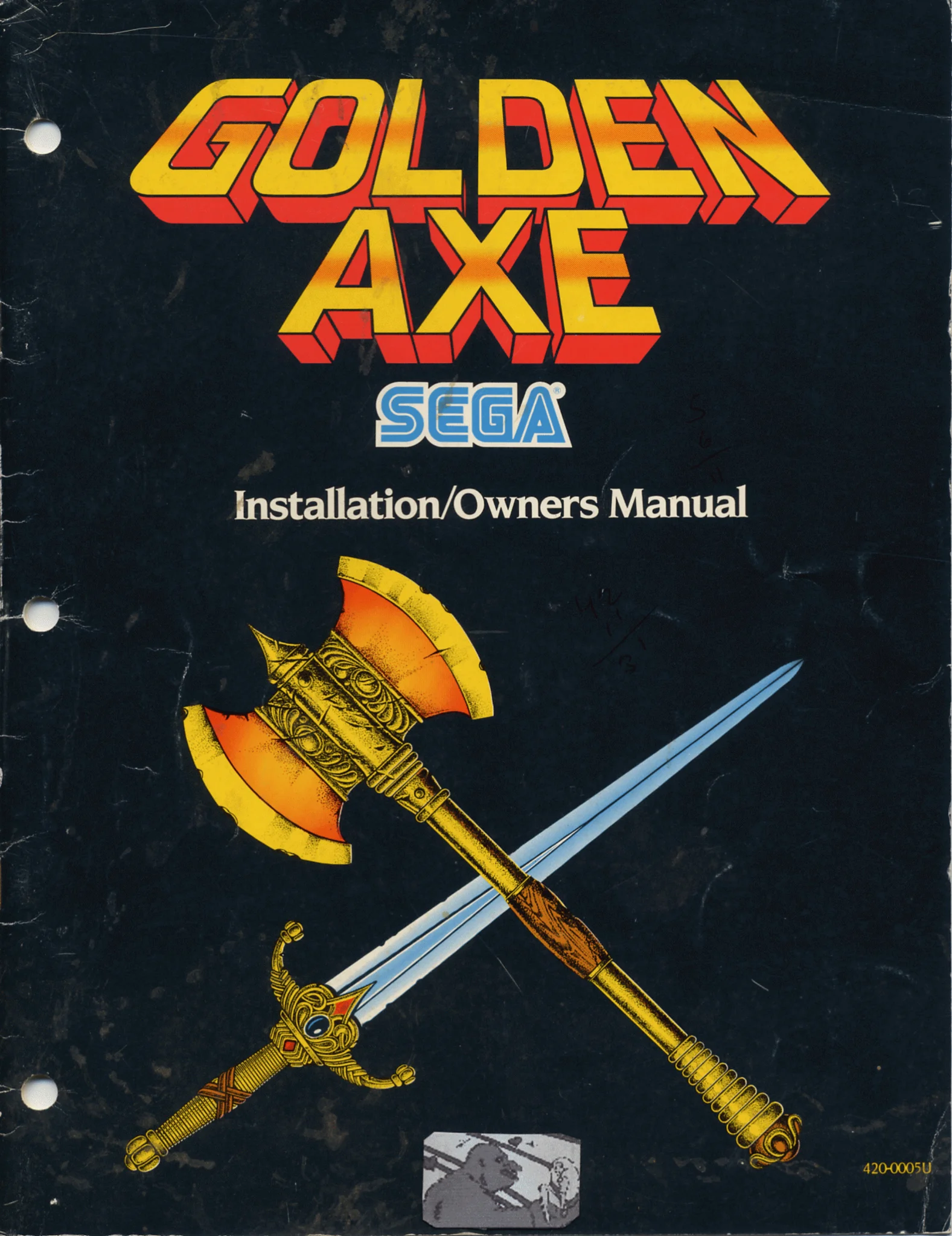 golden axe manual|sega|games|.webp