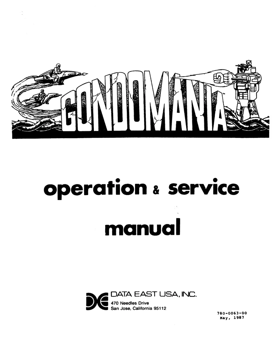 gondomania service manual|data-east|games|.webp