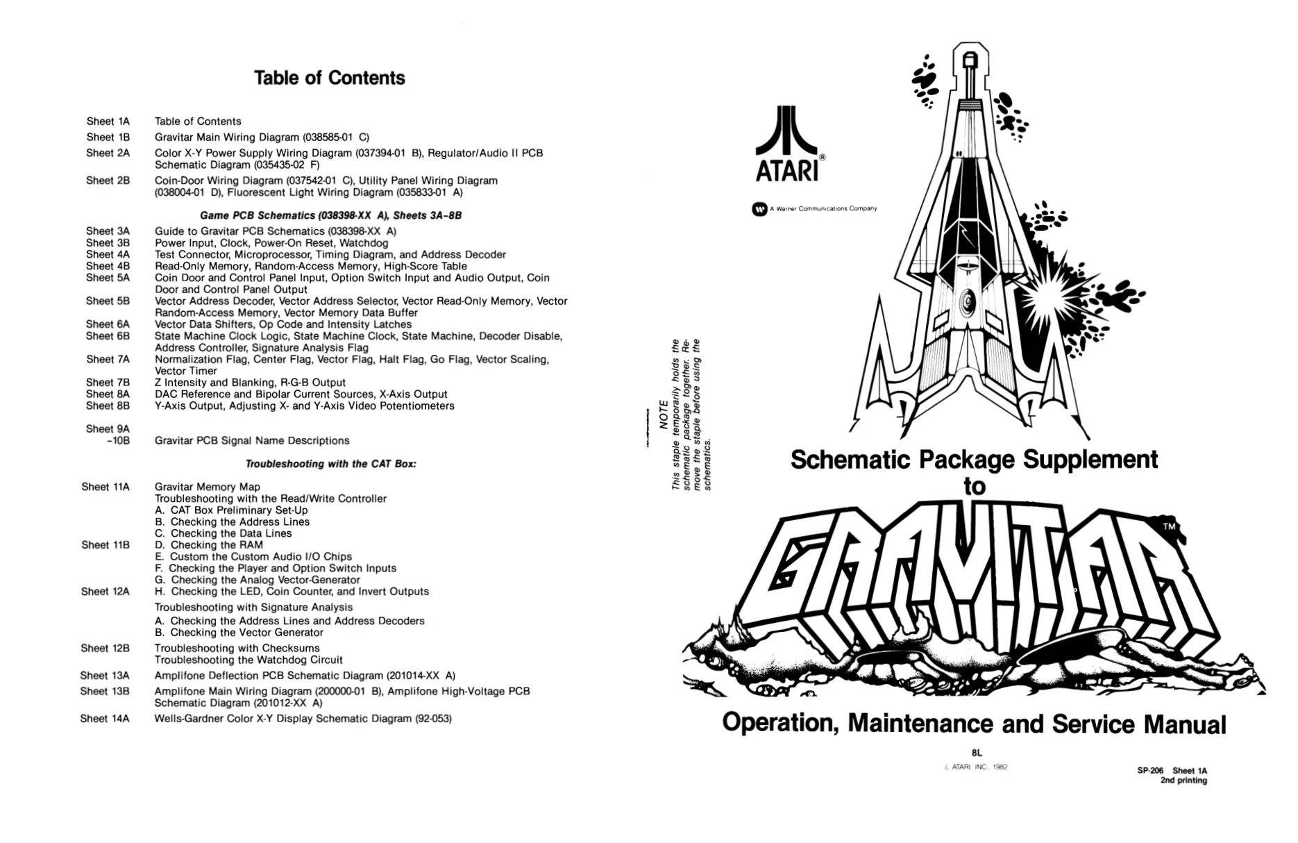 gravitar sp-206 manual|atari|schematics-and-wiring|2nd printing.webp