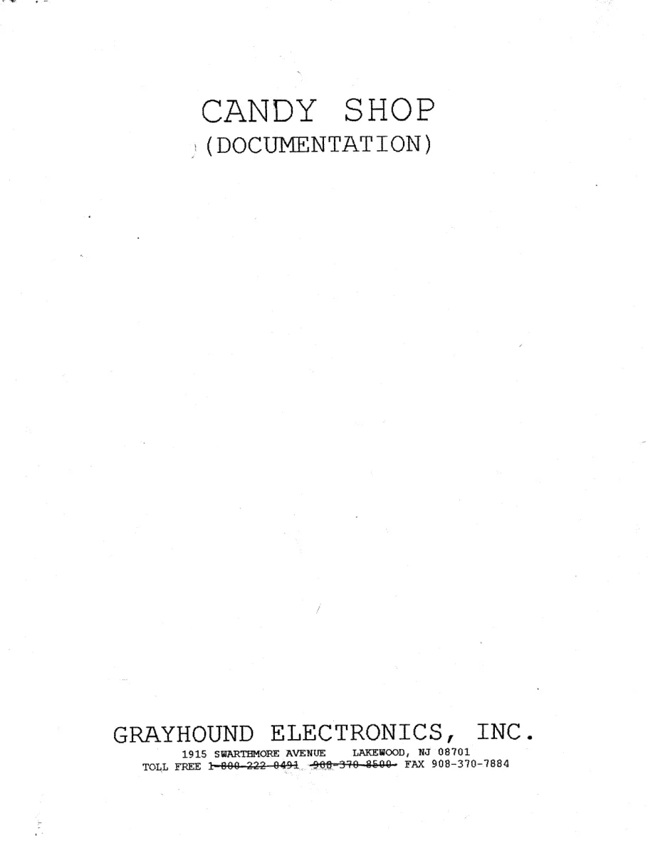 grayhound crane candy shop manual|unknown|games|.webp