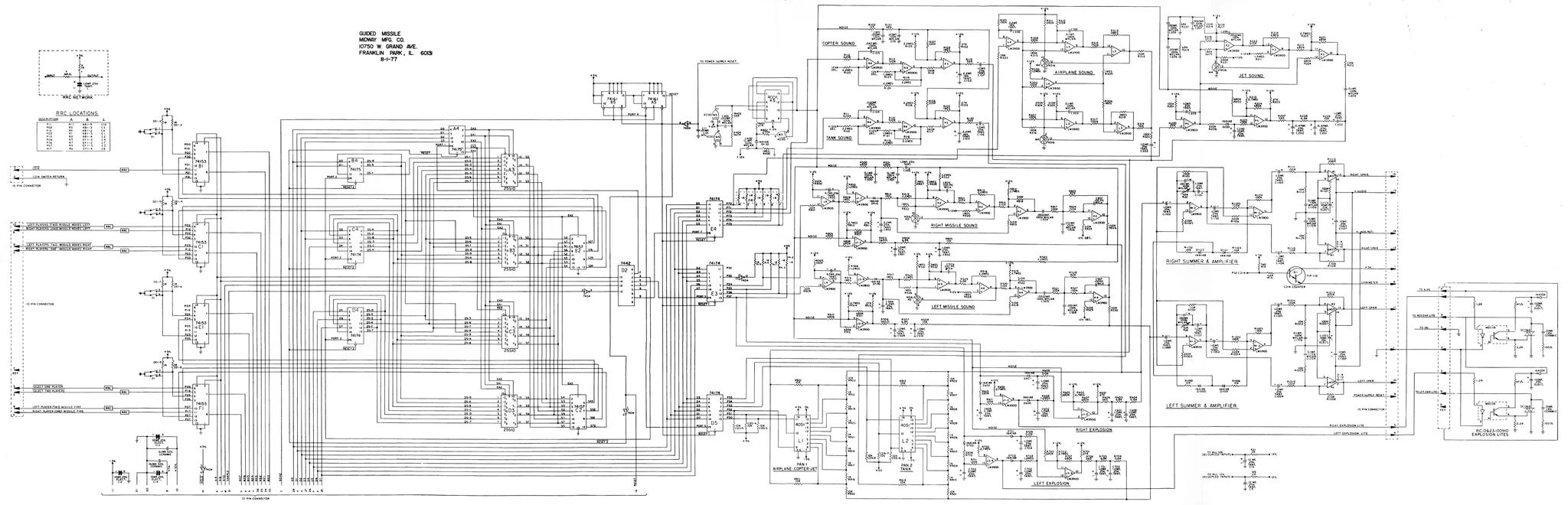 guided missile gameboard schematic|bally-midway|schematics-and-wiring|.webp