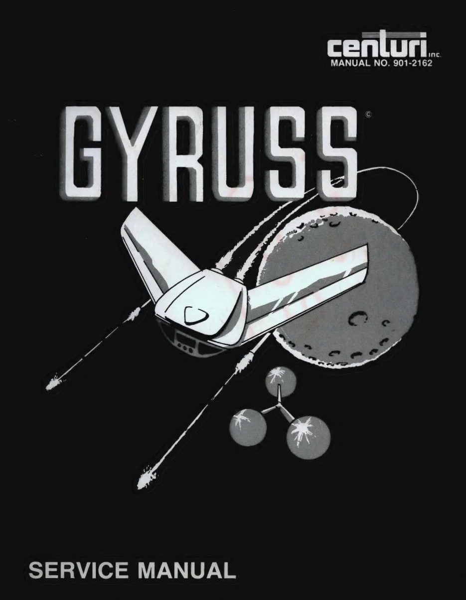 gyruss service manual|konami|games|.webp