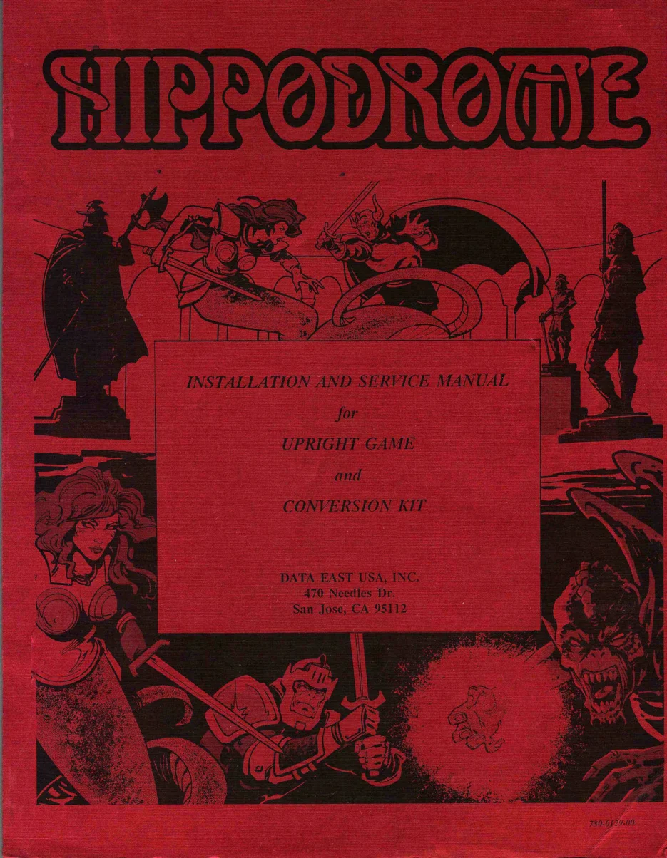 hippodrome installation service manual|data-east|games|.webp