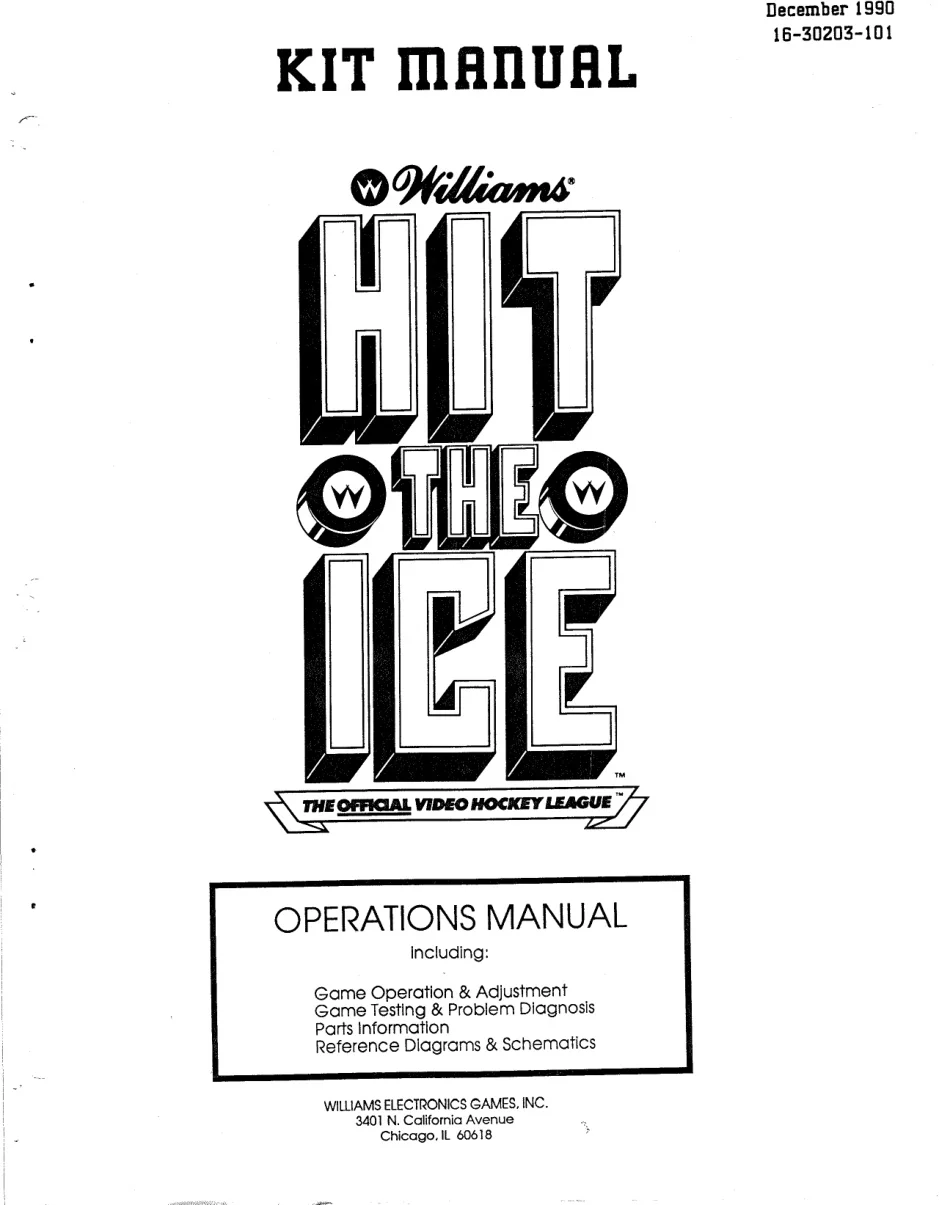hit the ice operation manual|taito|games|.webp
