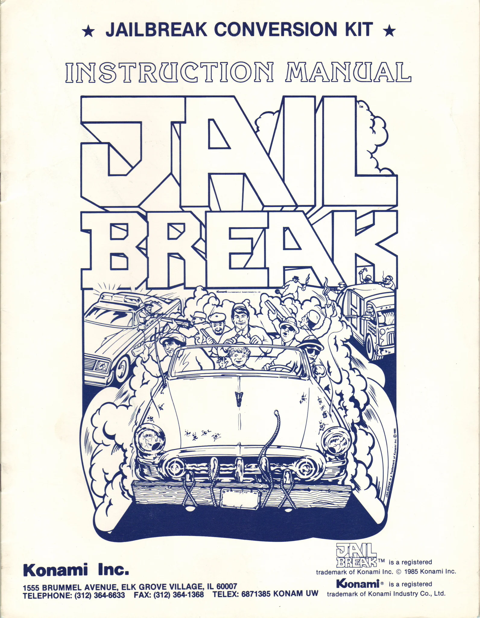 jail break 5b with 5d instruction manual|konami|games|.webp