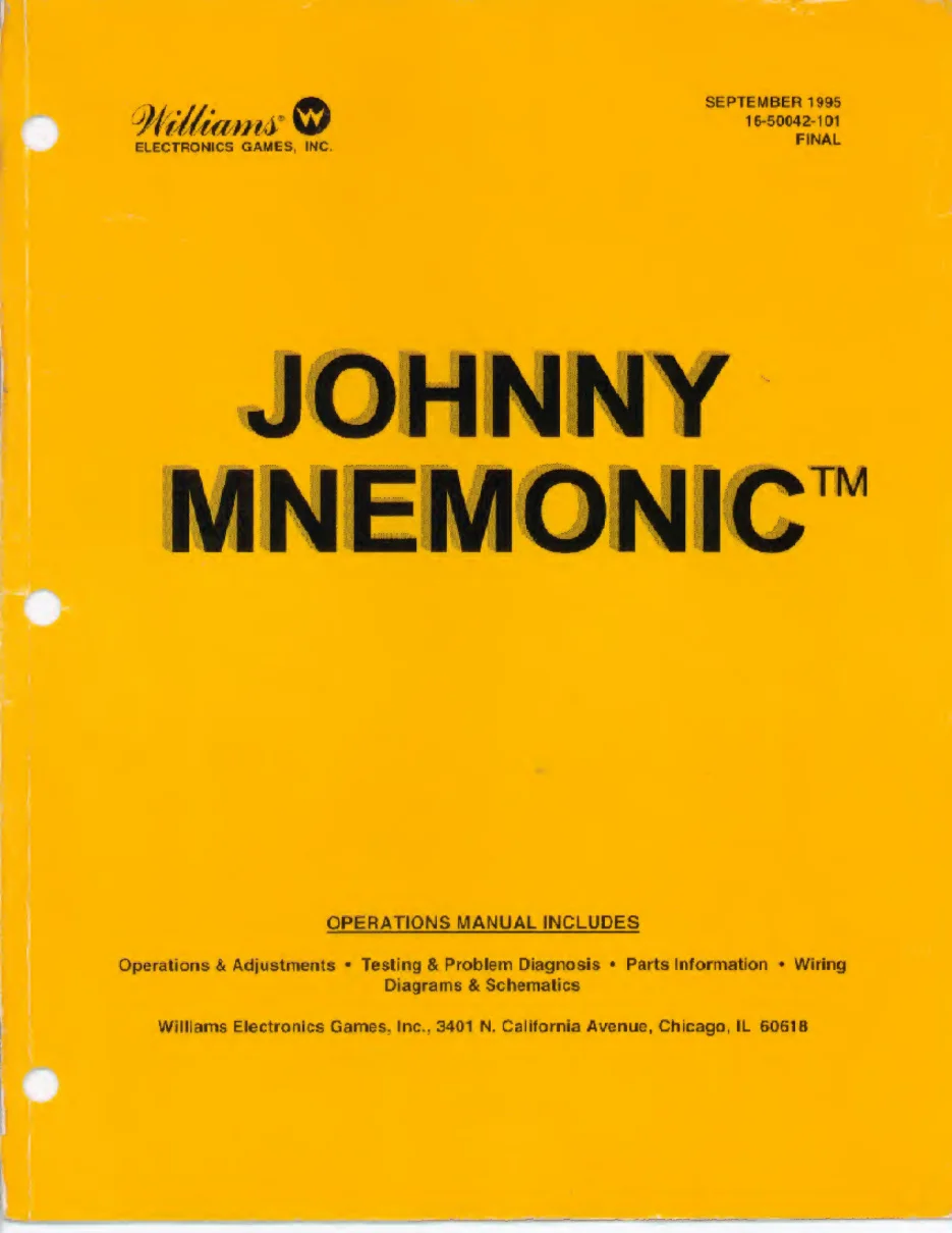 johnny mnemonic operation manual|williams|pinball-em-adjacent|.webp