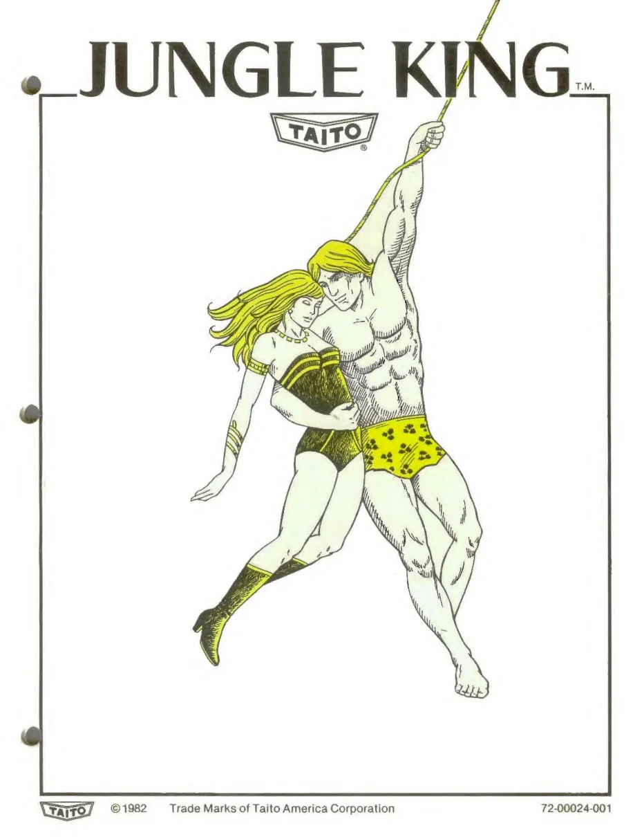 jungle king manual|taito|games|.webp