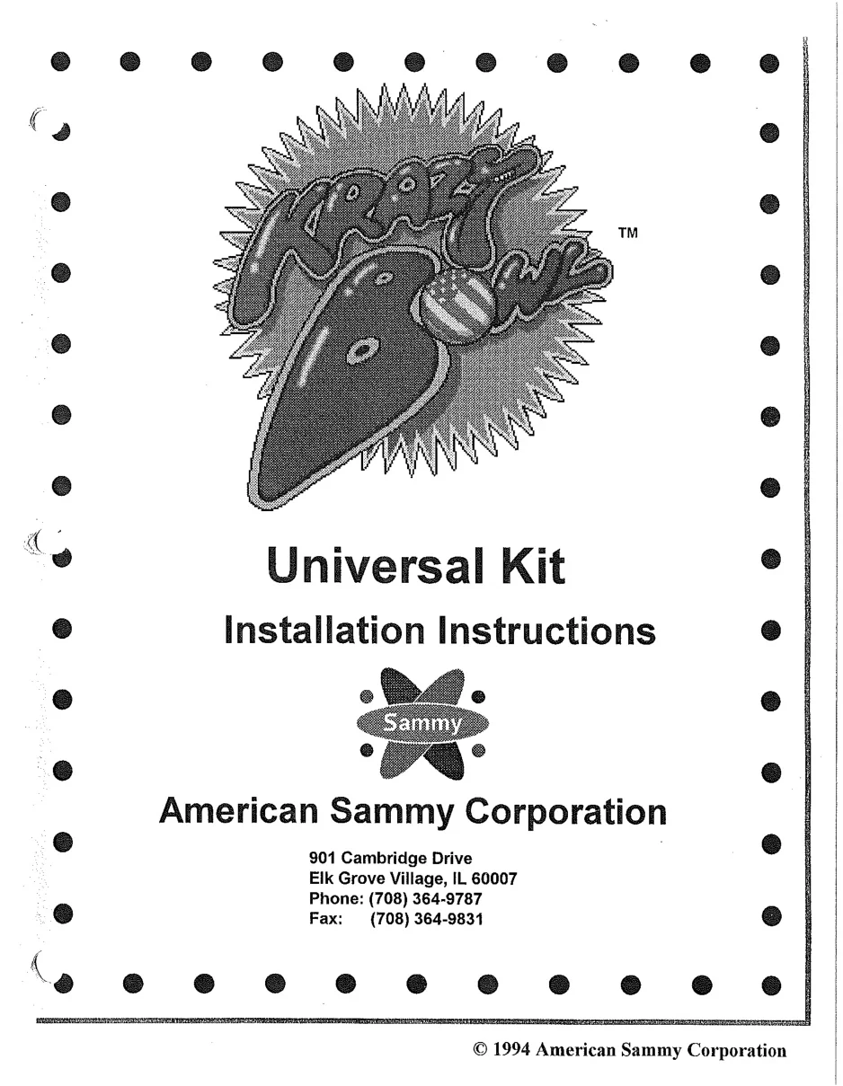 krazy bowl manual|sammy|games|.webp